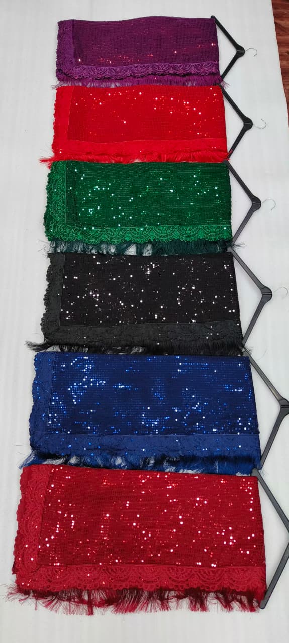 Black Sequin Embroidered Georgette Saree with Designer Blouse